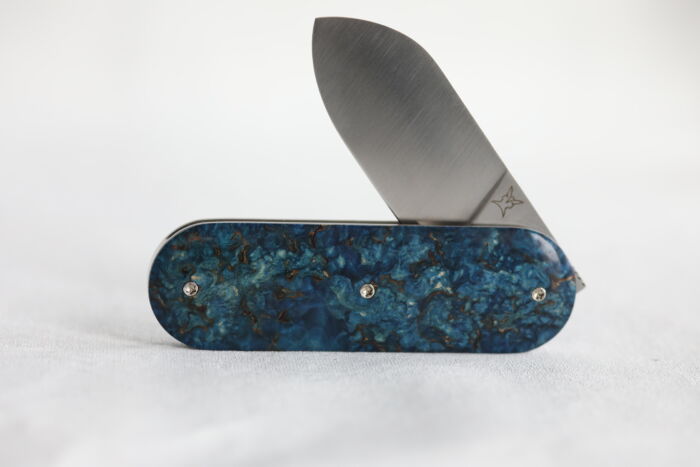 Le Cerbère – Manche hybride bleu