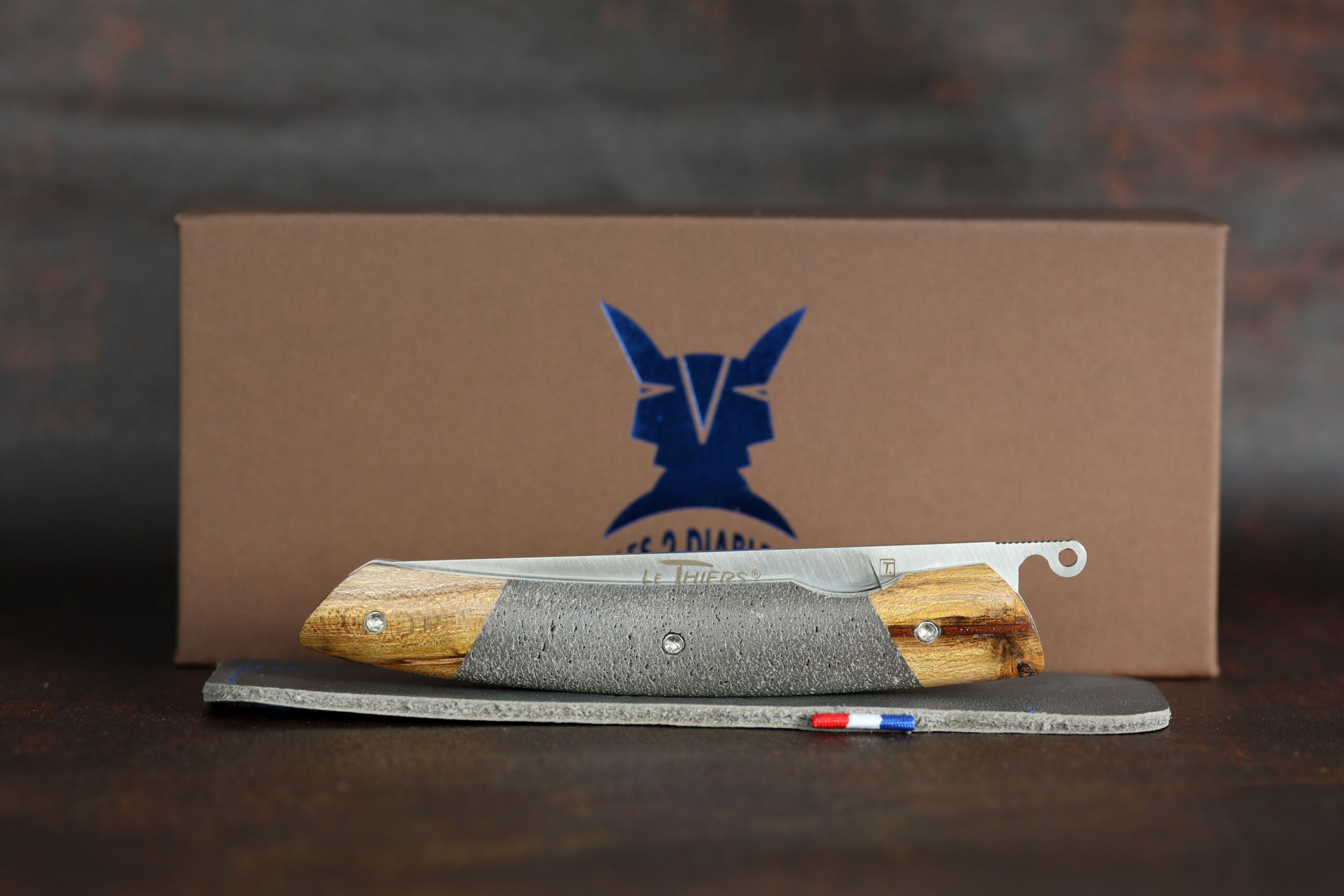 Étui cuir du THIERS Les 2 Diables