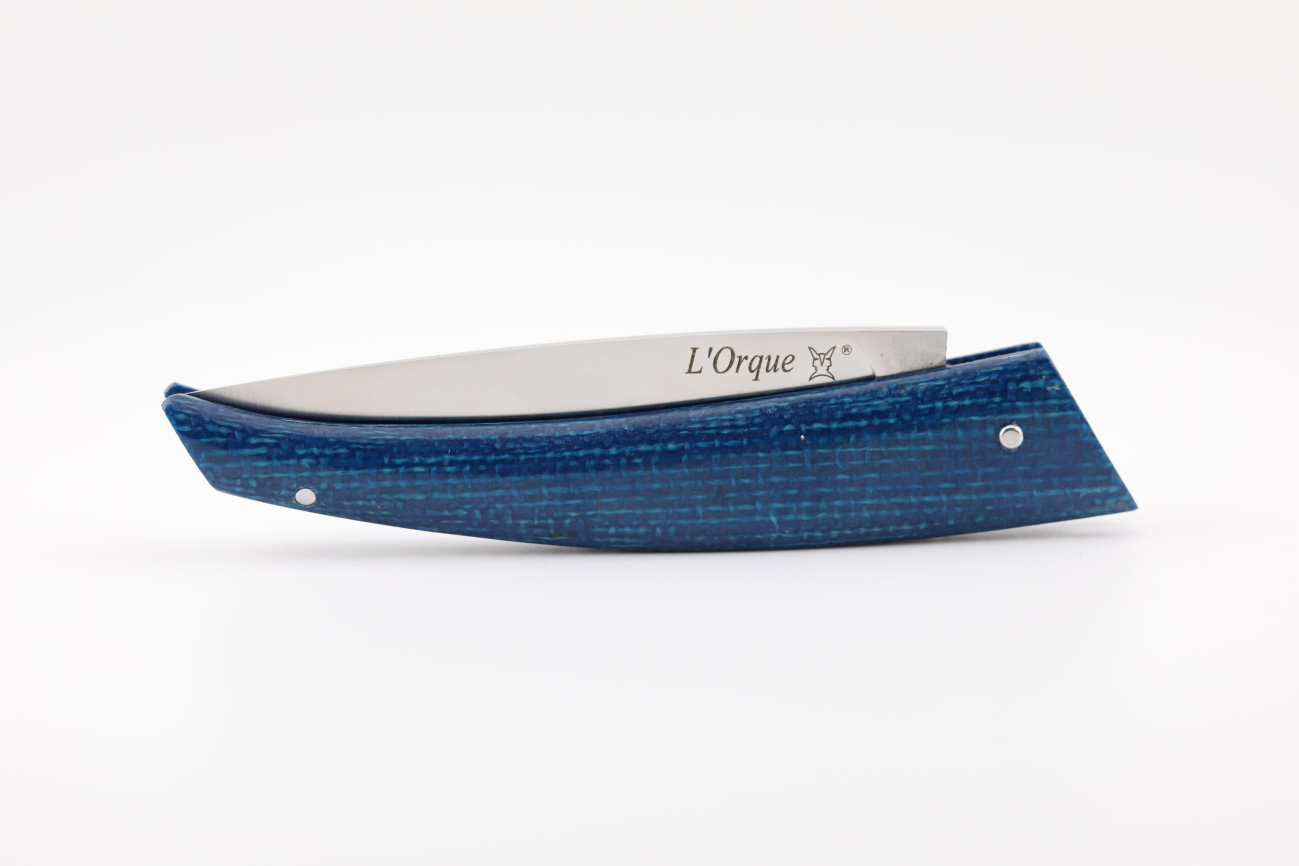 L’Orque Lévitas Couteau pliant micarta bleu – Image 4