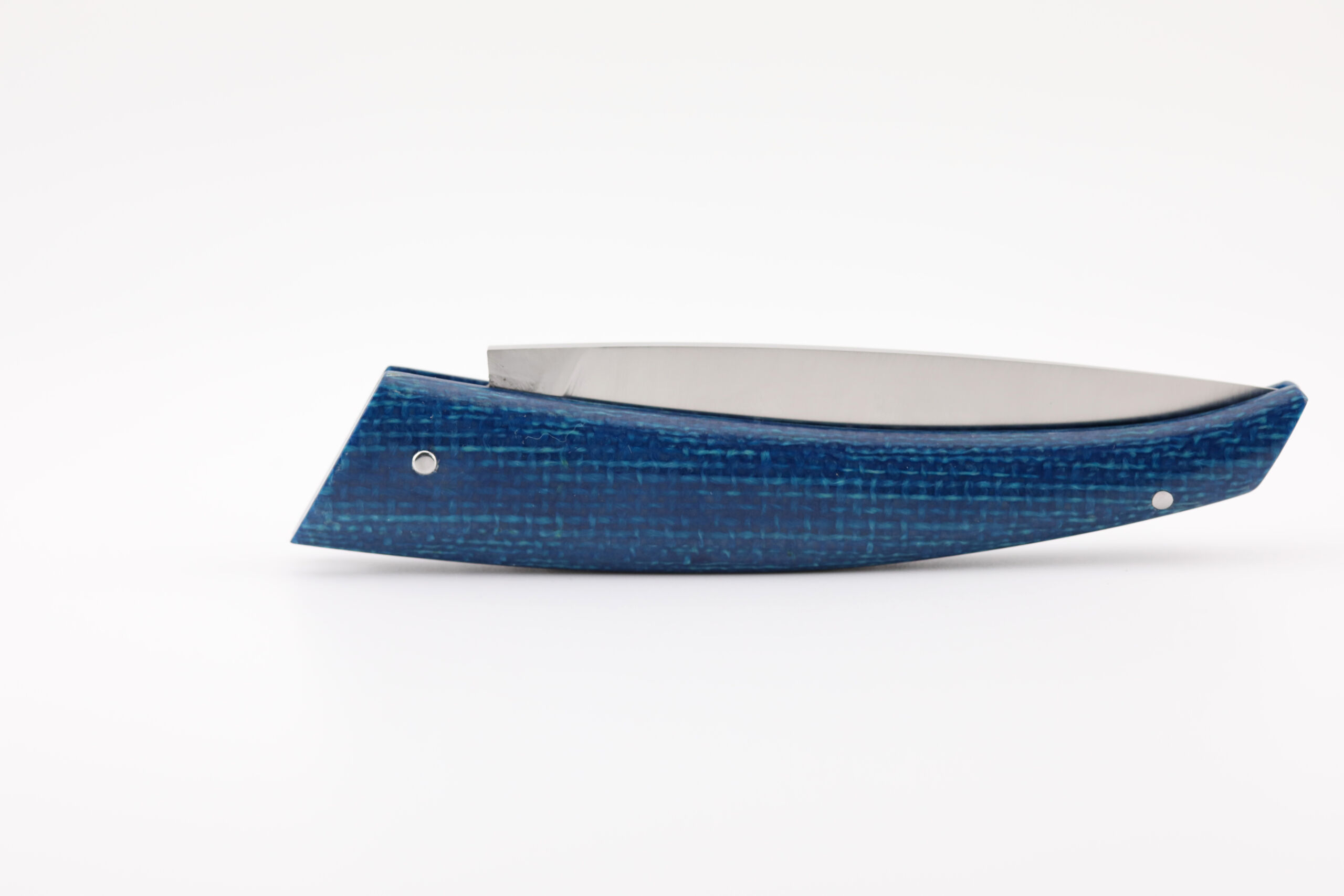 L’Orque Lévitas Couteau pliant micarta bleu – Image 5