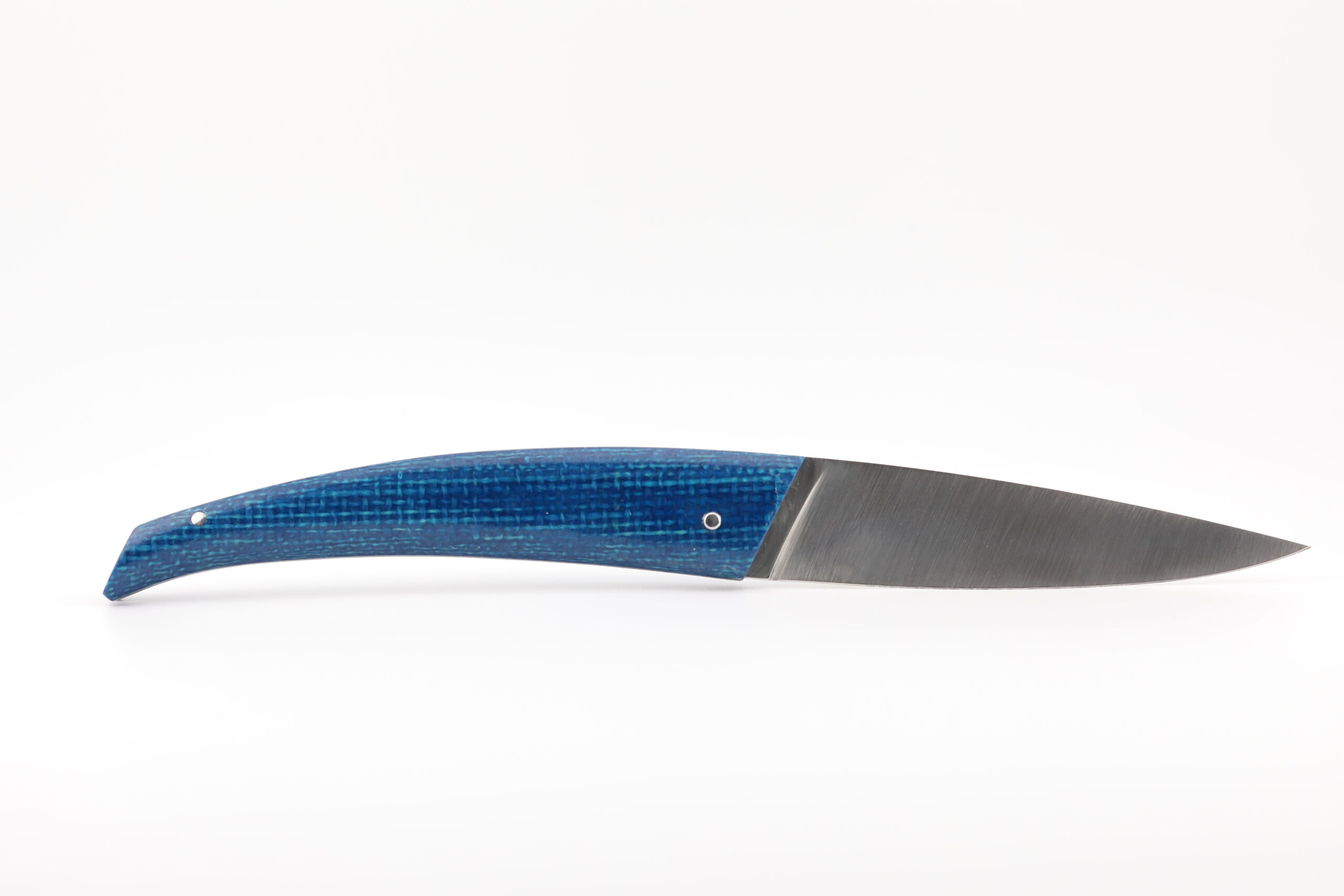 L’Orque Lévitas Couteau pliant micarta bleu – Image 3