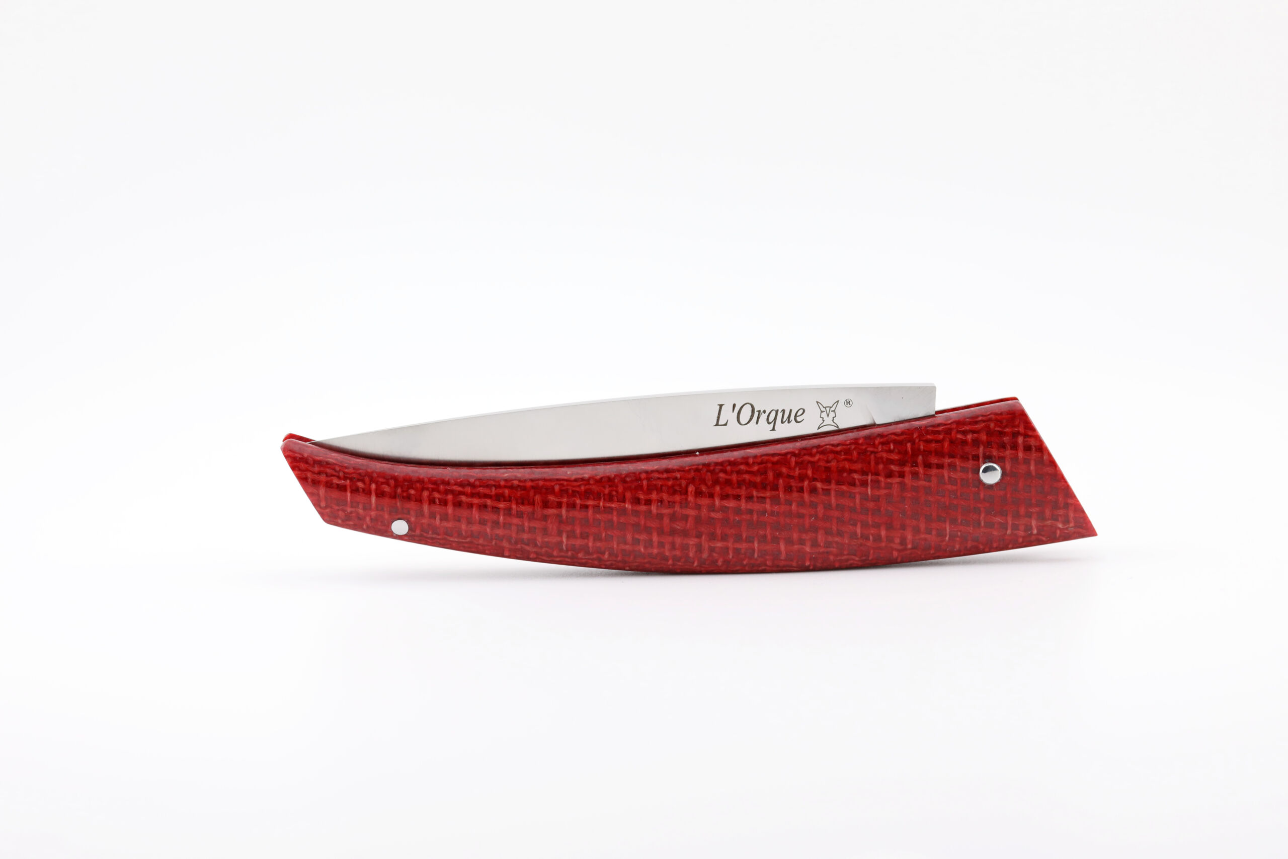L’Orque Lévitas Couteau pliant micarta rouge – Image 4