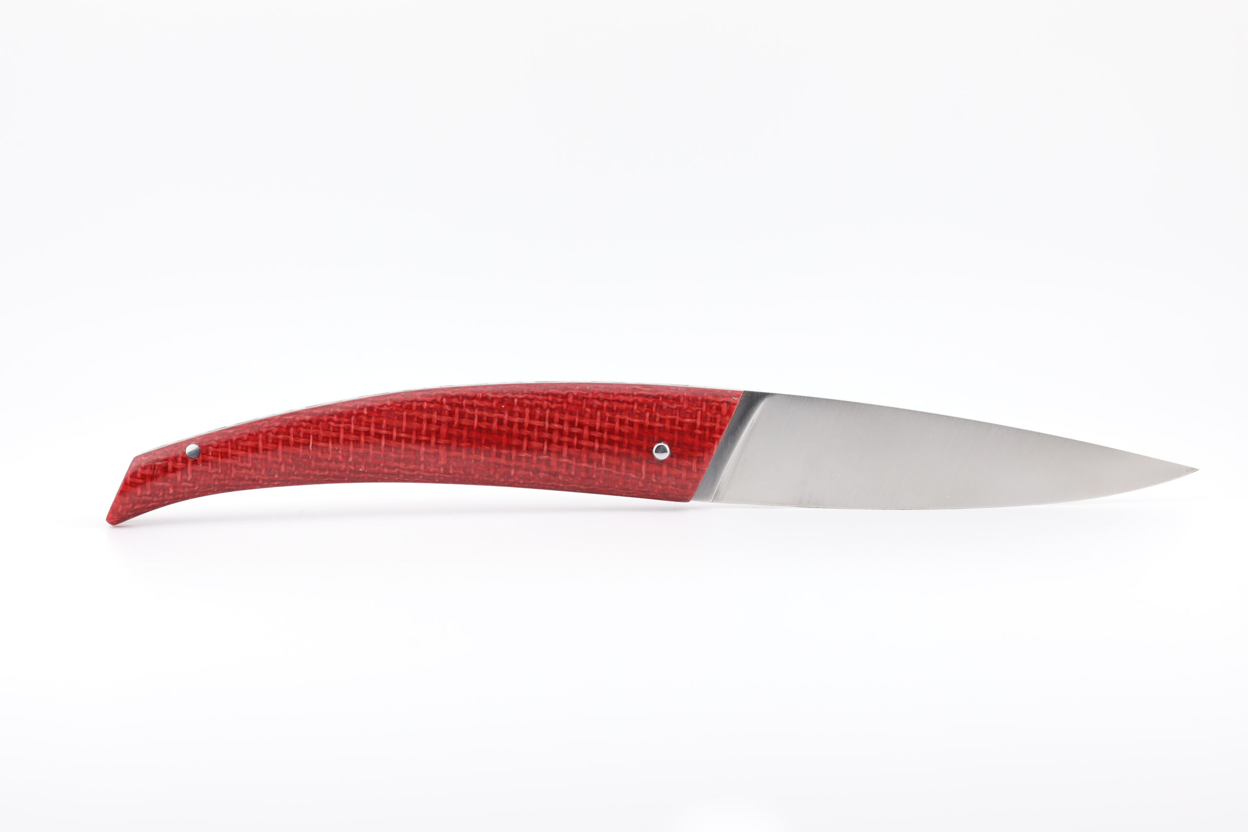 L’Orque Lévitas Couteau pliant micarta rouge – Image 3
