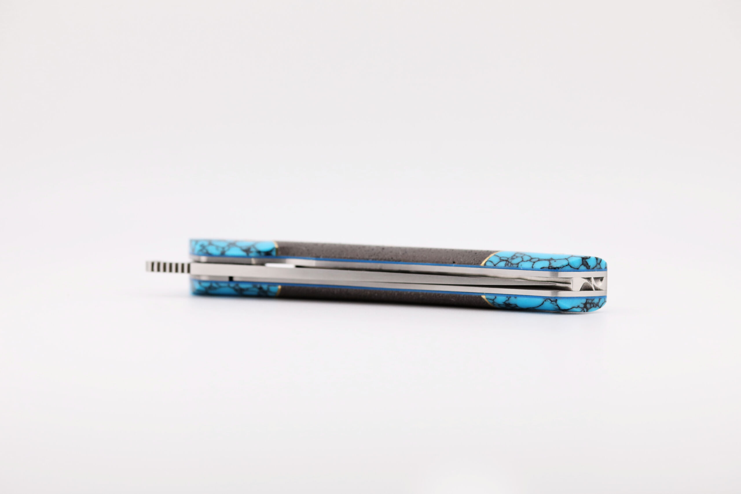 Le Thiers® Liner Lock – Lave & Turquoise Noire – Image 7